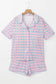 Sleepwear Lavender Lattice Short Sleeve Pajama Ensemble