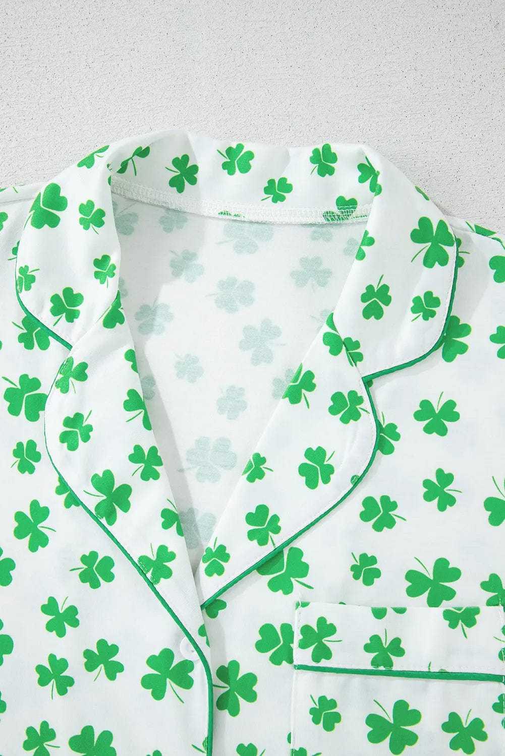 Sleepwear Lucky Clover Pajama Set