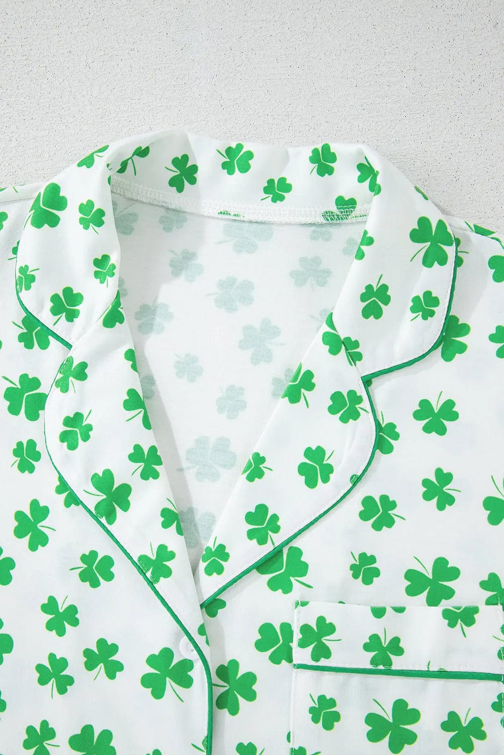 Sleepwear Lucky Clover Pajama Set