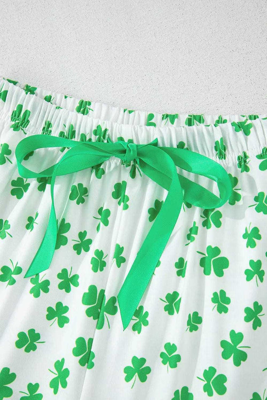 Sleepwear Lucky Clover Pajama Set