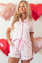 Sleepwear Pink / S / 95%Polyester+5%Elastane Lucky Clover Pajama Set