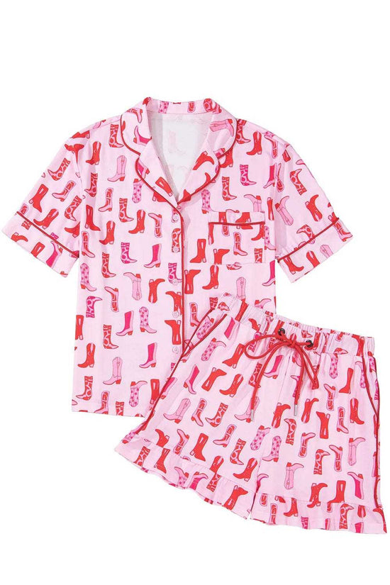 Sleepwear Ruffled Rodeo Pajamas
