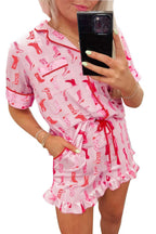 Sleepwear Ruffled Rodeo Pajamas