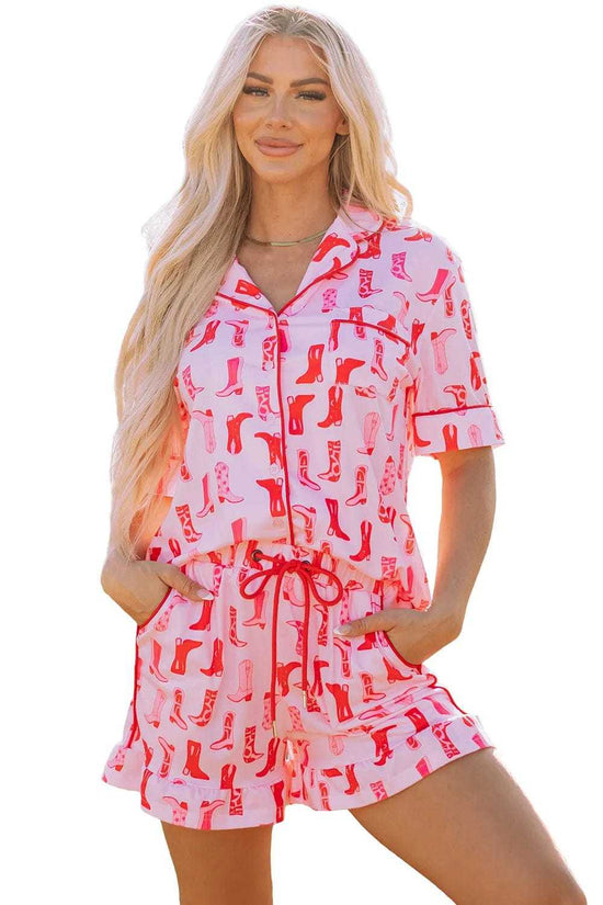 Sleepwear Ruffled Rodeo Pajamas