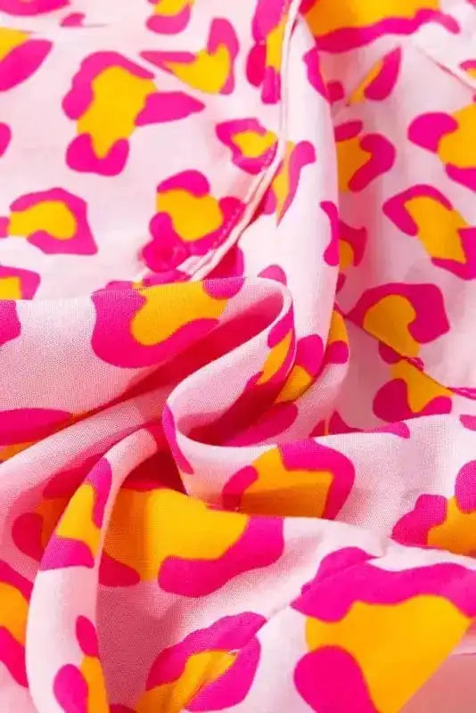 Sleepwear Sassy Spots Pink Leopard Pajama Set