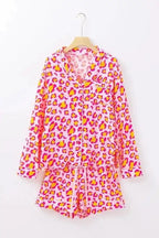 Sleepwear Sassy Spots Pink Leopard Pajama Set