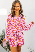 Sleepwear Sassy Spots Pink Leopard Pajama Set