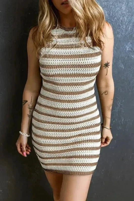 Sweater Dresses Airy Threads Knit Dress