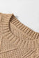 Sweater Dresses Cable Knit Dress - Drop Shoulder Loose Fit