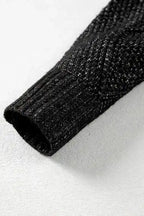 Sweater Dresses Jumper Dress - Cable Knit Loose Fit