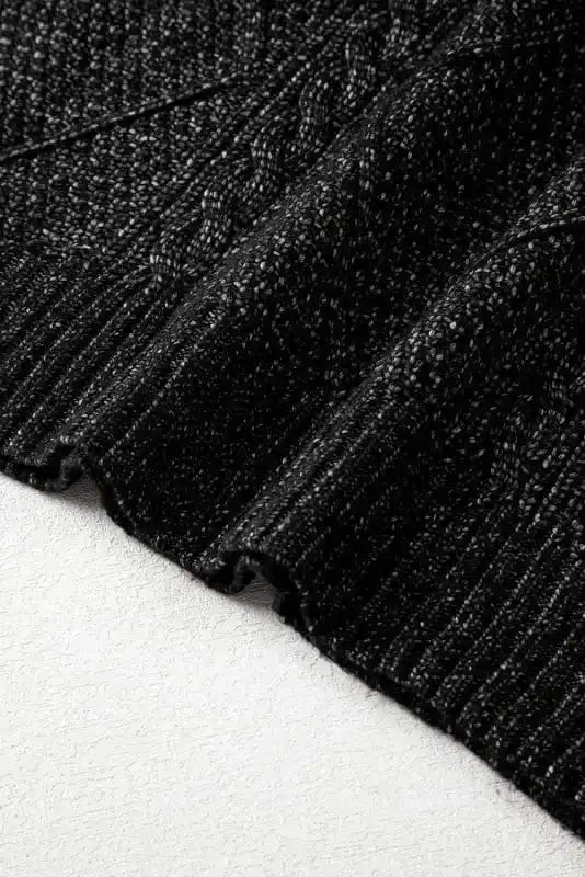 Sweater Dresses Jumper Dress - Cable Knit Loose Fit