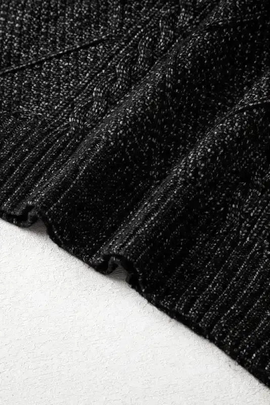 Sweater Dresses Jumper Dress - Cable Knit Loose Fit
