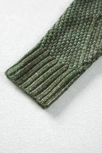 Sweater Dresses Loose Fit Jumper Dress - Cable Knit Drop Shoulder