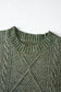 Sweater Dresses Loose Fit Jumper Dress - Cable Knit Drop Shoulder