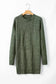 Sweater Dresses Loose Fit Jumper Dress - Cable Knit Drop Shoulder