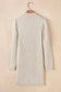 Sweater Dresses Pearl Beaded Jumper Dress - High Neck Bodycon