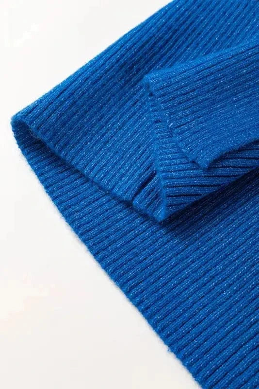 Sweater Dresses Sleeveless Jumper Dress - Ribbed Knit Sheath Midi
