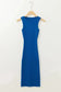 Sweater Dresses Sleeveless Jumper Dress - Ribbed Knit Sheath Midi