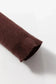 Sweater Dresses Slim Fit Jumper Dress - Coffee Mock Neck Side Slit