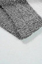 Sweater Dresses Stripe Jumper Dress - Bubble Sleeve Loose Fit