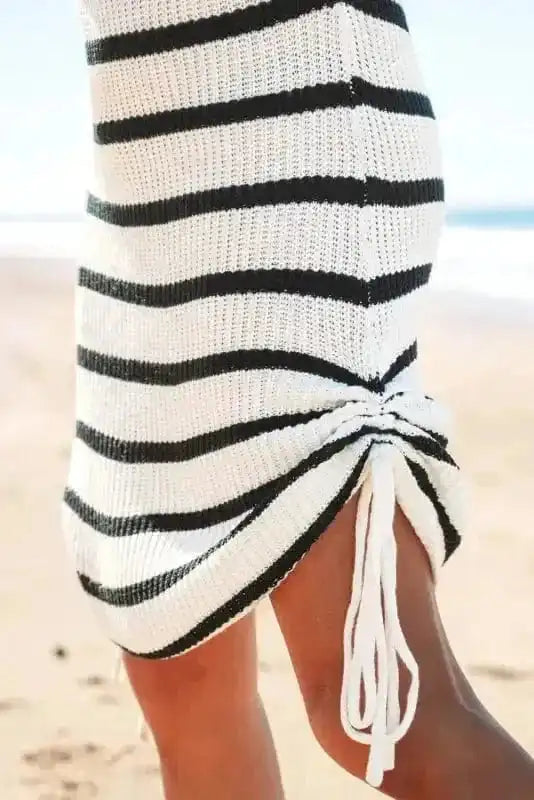 Sweater Dresses Urban Stripe Knitted Dress