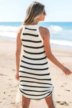Sweater Dresses Urban Stripe Knitted Dress