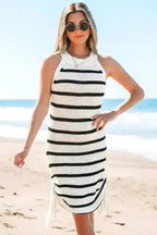 Sweater Dresses Urban Stripe Knitted Dress
