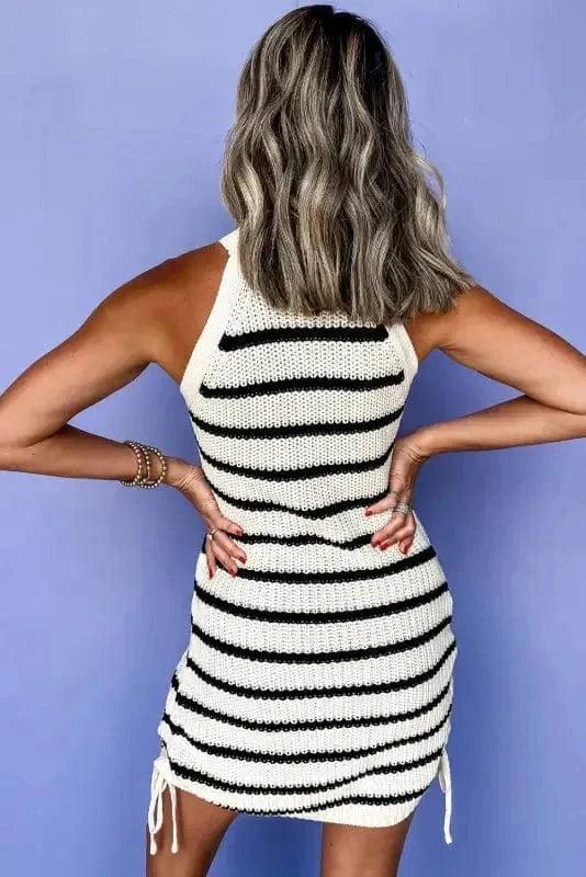 Sweater Dresses Urban Stripe Knitted Dress