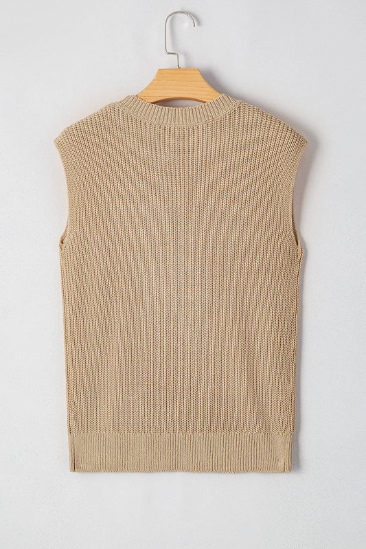 Sweater Vests Cowboy Spirit Embroidered Sweater