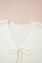 Sweater Vests Elegant Lace-Up Cosy Vest - Stylish and Comfortable