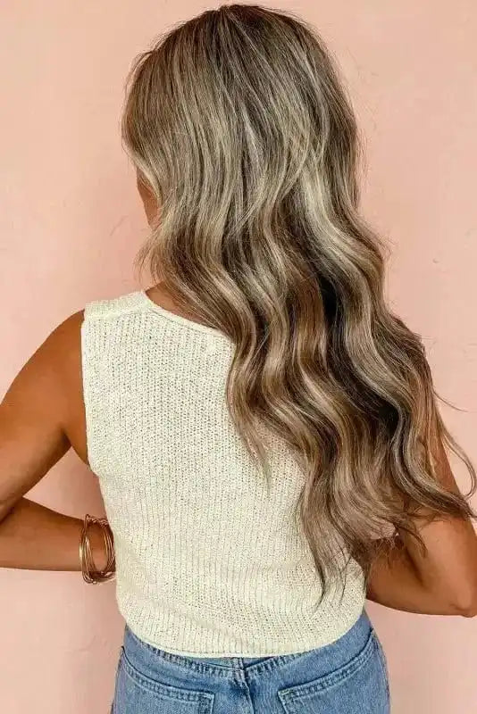 Sweater Vests Elegant Lace-Up Cosy Vest - Stylish and Comfortable