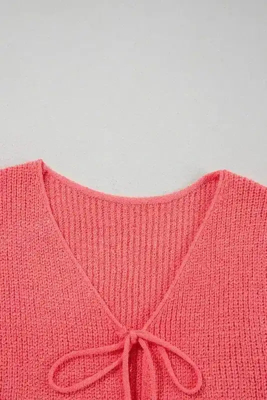 Sweater Vests Elegant Lace-Up Cosy Vest - Stylish and Comfortable