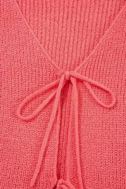 Sweater Vests Elegant Lace-Up Cosy Vest - Stylish and Comfortable