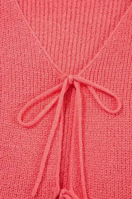 Sweater Vests Elegant Lace-Up Cosy Vest - Stylish and Comfortable