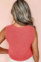 Sweater Vests Elegant Lace-Up Cosy Vest - Stylish and Comfortable