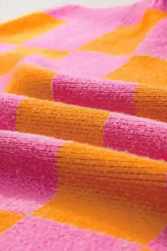 Sweater Vests Plaid Perfection Ribbed Tank Top