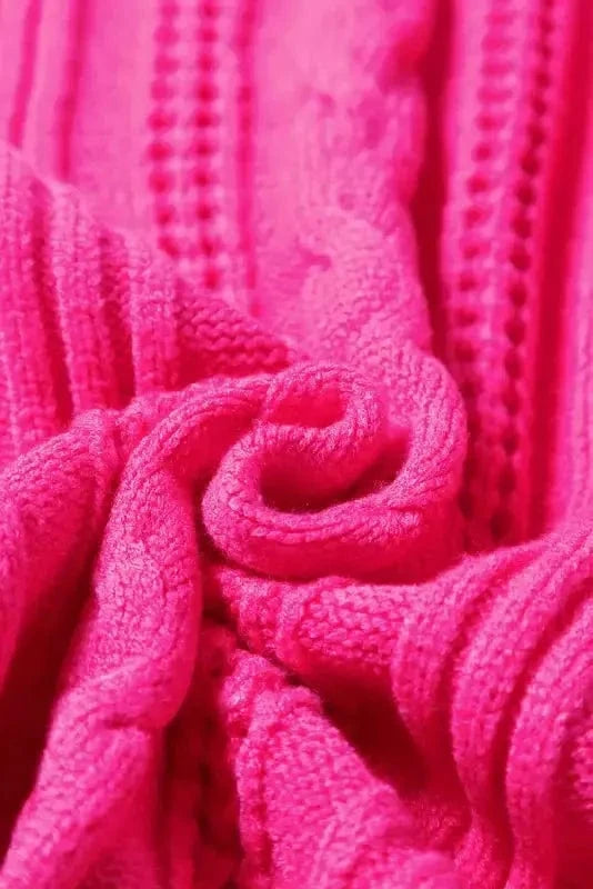Sweater Vests Ruffled Rose Sweater Vest