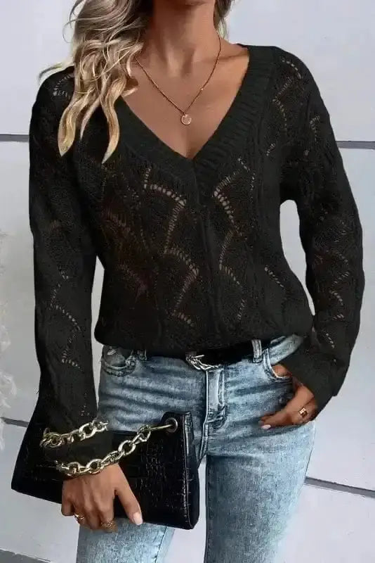Sweaters Airy Charm Drop Sweater