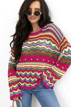 Sweaters Artisanal Stripe Knit Jumper