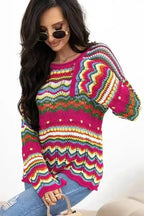 Sweaters Artisanal Stripe Knit Jumper