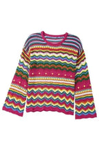 Sweaters Artisanal Stripe Knit Jumper
