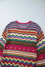 Sweaters Artisanal Stripe Knit Jumper
