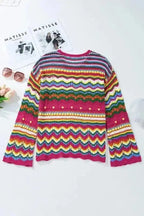 Sweaters Artisanal Stripe Knit Jumper