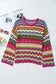 Sweaters Artisanal Stripe Knit Jumper