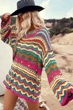Sweaters Artisanal Stripe Knit Jumper
