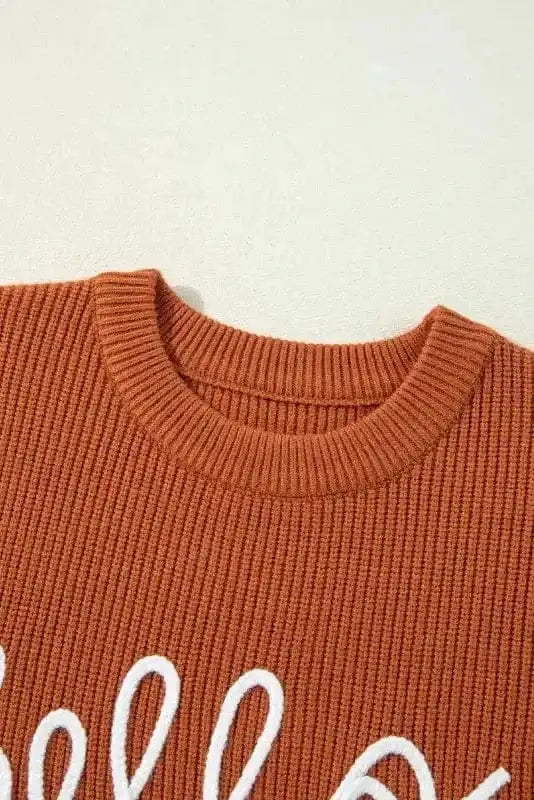 Sweaters Autumn Charm - Hello Pumpkin Graphic Sweater
