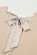 Sweaters Back Bow Knit Sweater