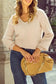 Sweaters Back Bow Knit Sweater