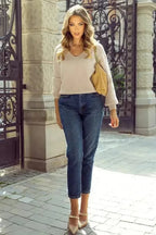 Sweaters Back Bow Knit Sweater