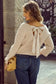 Sweaters Back Bow Knit Sweater